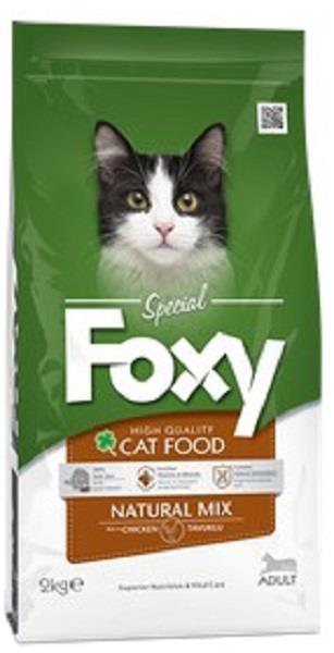 8681763069002 - FOXY KEDİ MAMASI NATURALMİX TAVUKLU 2 KG.