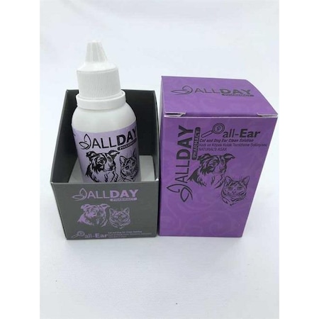 ALLDAY ALL-EAR KEDİ KÖPEK KULAK TEMİZLEME SOLUSYONU 50 ML.