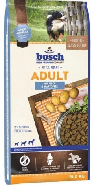 BOSCH 15 KG. ADULT BALIKLI&PATATESLİ KÖPEK MAMASI