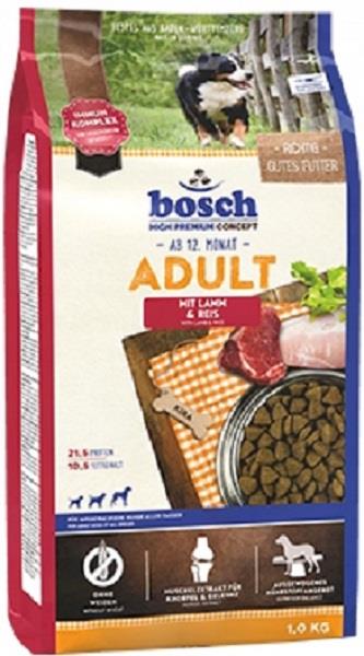 BOSCH 3 KG. ADULT KUZULU&PİRİNÇLİ KÖPEK MAMASI