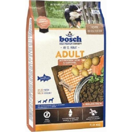 BOSCH 3 KG. ADULT SOMONLU&PATATESLİ KÖPEK MAMASI