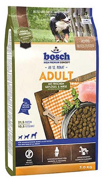BOSCH 3 KG. ADULT TAZE KÜMES HAYVANLI&DARILI KÖPEK MAMASI