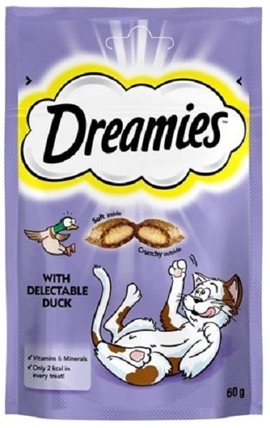 DREAMİES ÖRDEKLİ KEDİ ÖDÜLÜ 60 GR x 6