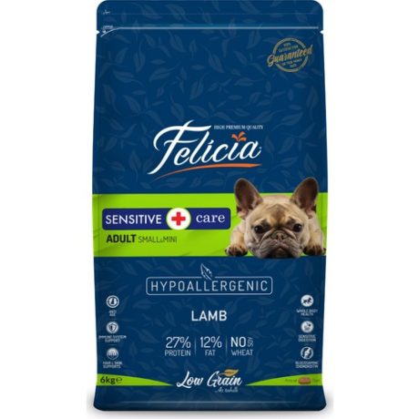 Felicia Yetişkin Kuzulu Small/Mini Az Tahıllı  Köpek Maması 6 kg
