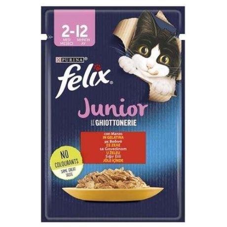 Felix Yavru Sığır Etli Kedi Yaş Mama 85 Gr