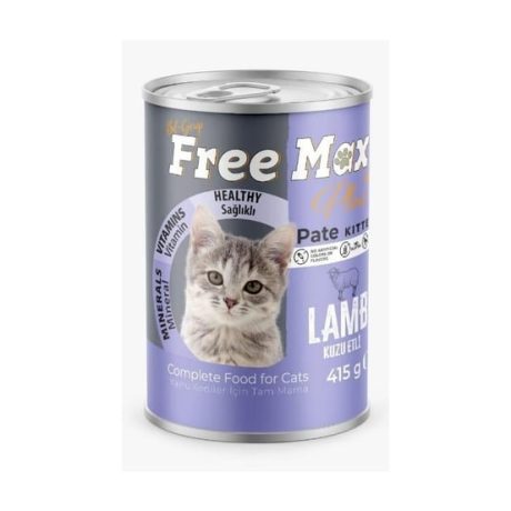 Free Max Kuzu Etli Yavru Kedi Konservesi 415gr x12