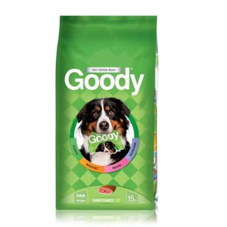 GOODY YETİŞKİN ADULT ETLİ KÖPEK MAMASI 15 KG.