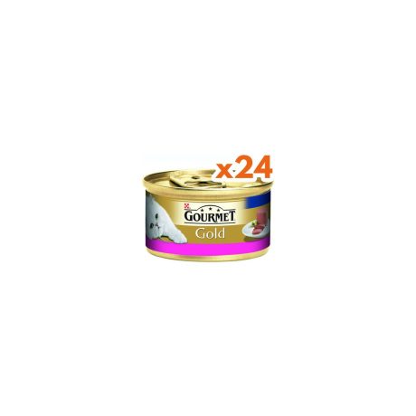 GOURMET GOLD SIĞIR ETLİ KEDİ MAMASI 85 GR. X 24