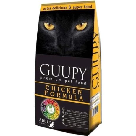 GUUPY TAVUKLU KEDİ MAMASI 1 KG.