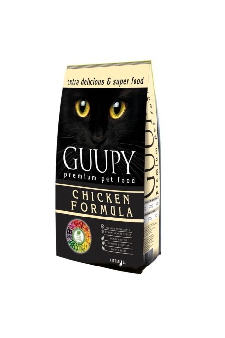Guupy Tavuklu Yavru Kedi Maması 15kg.