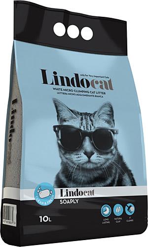 LİNDO CAT SABUNLU KALIN TANELİ KEDİ KUMU 10 LT