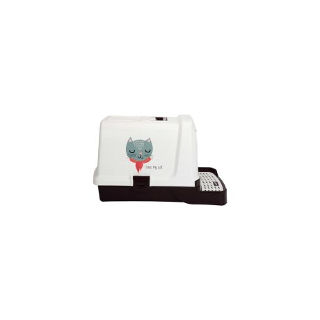 M-PETS SUEZ LOVE/CAT KAPALI KEDİ TUVALETİ 69X42X41CM