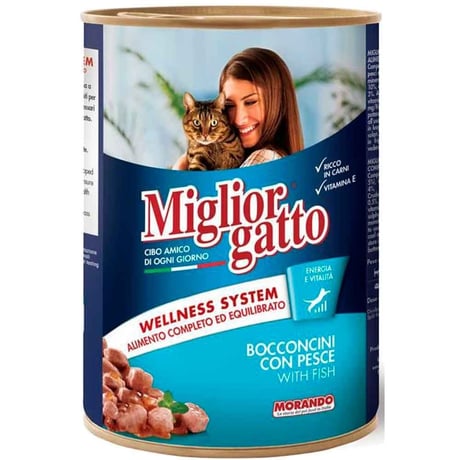 Miglior Gatto Balıklı Kedi Konservesi 405 Gr