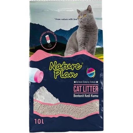 Nature Plan 10 lt. Pudralı İnce Kedi Kumu
