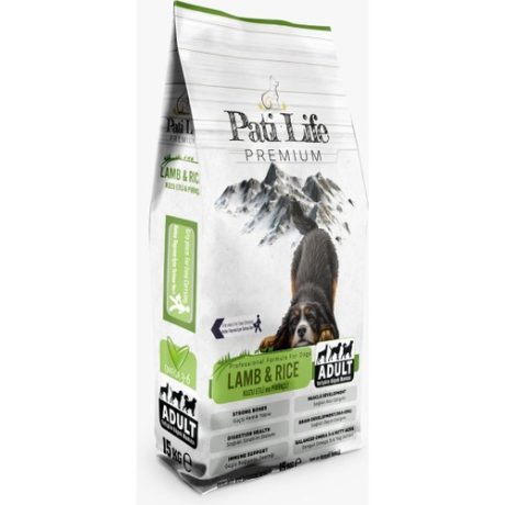 Patilife Kuzu ve Pirinçli Köpek Maması  15 kg