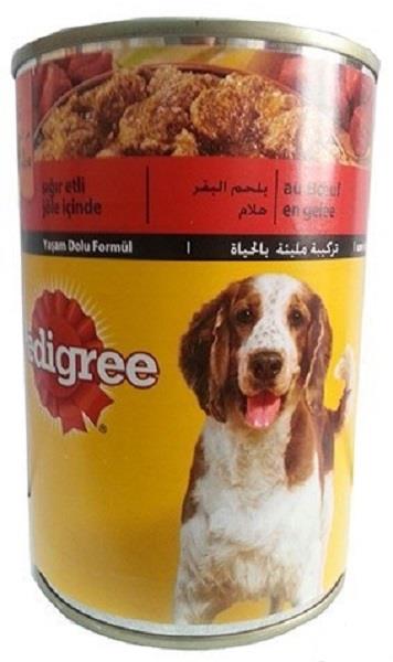 Pedigree 400 gr. Sığır Etli Köpek Konserve Maması