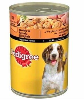 Pedigree 400 gr. Tavuklu Havuçlu Köpek Konserve Maması