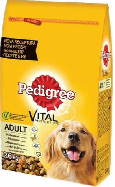 Pedigree Vital Protection 2.6 kg. Sığır Etli ve Kümes Hayvanlı Köpek Maması