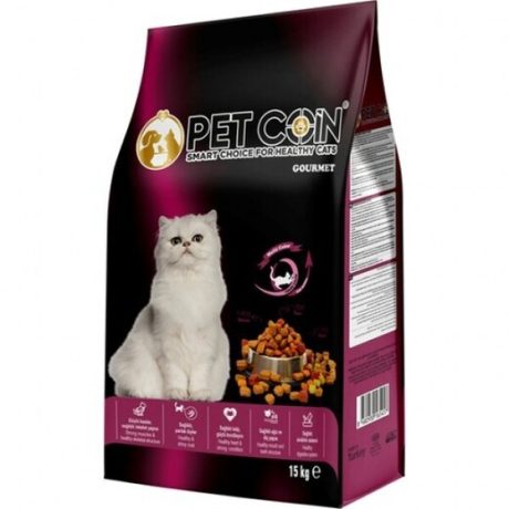 PETCOIN GURME MULTİCOLOR KEDİ MAMASI 15KG