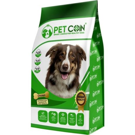 PETCOİN TAVUK ETLİ KÖPEK MAMASI 15 KG