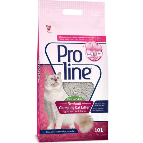 PR-06 PROLİNE 10LT İNCE BEBEK PUDRALI KEDİ KUMU