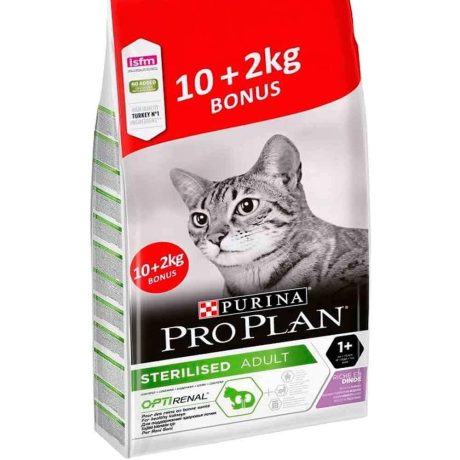PRO PLAN 10+2 KG. STERILISED TURKEY KEDİ MAMASI