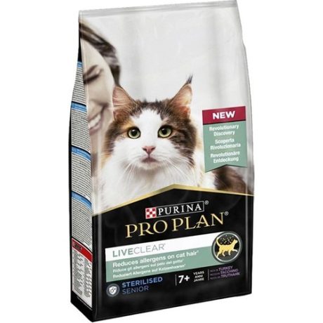 PRO PLAN LIVE CLEAR STERILISED SENIOR HINDI 1,4 KG. KEDİ MAMASI