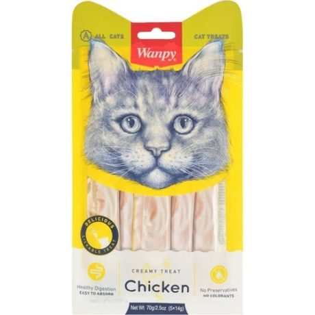 Wanpy  Tavuk Kedi Ödülü 5 x 14 gr.