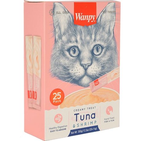 Wanpy Ton&Karides Krema Kedi Ödülü 25 x 14 gr.
