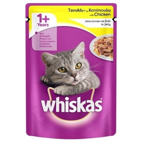 Whiskas Tavuklu Pouch Kedi Yaş Maması 100 Grx 24